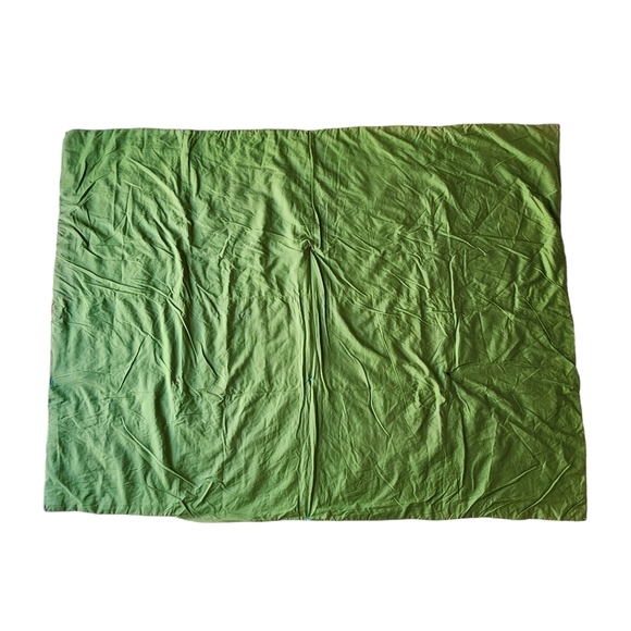 ANTIQUE Velvet Crazy Quilt bright colors floral‎ embroidered 73in x 55in - Picture 14 of 17